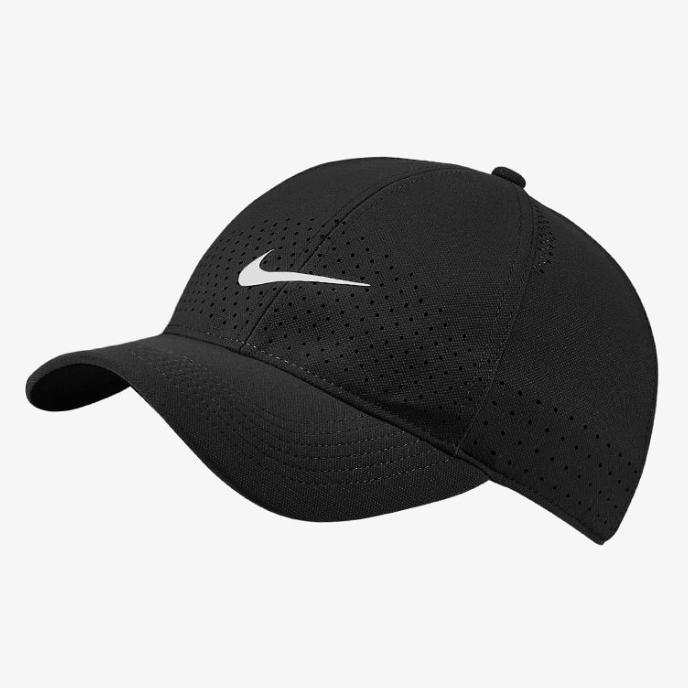 TERMURAH Topi Nike Dri-FIT AeroBill Legacy91 Cap Hat Unisex Black ORIGINAL