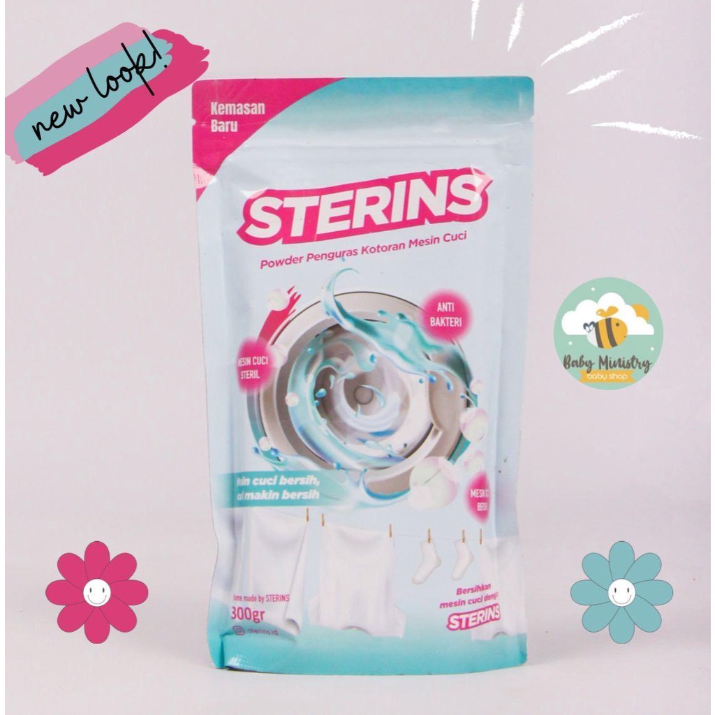 Sterins Washing Machine Cleaner  300 GR (PEMBERSIH MESIN CUCI)