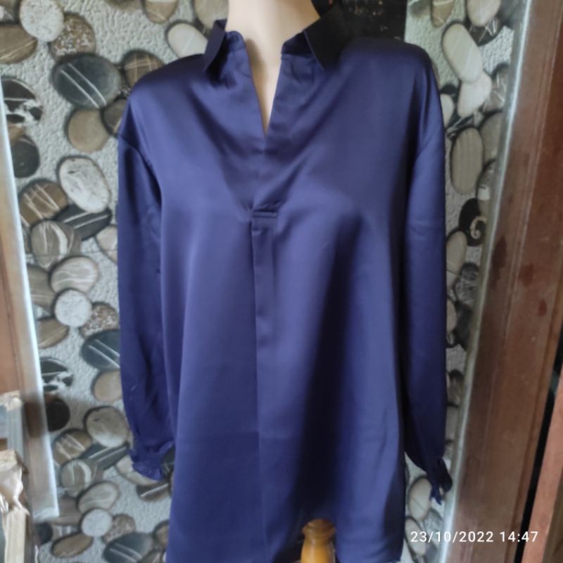 Ruby Top Satin Kemeja blouse satin
