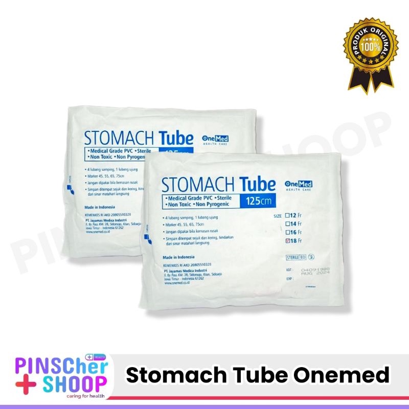 Stomachh Tube Selang (NGT) OneMed Satuan
