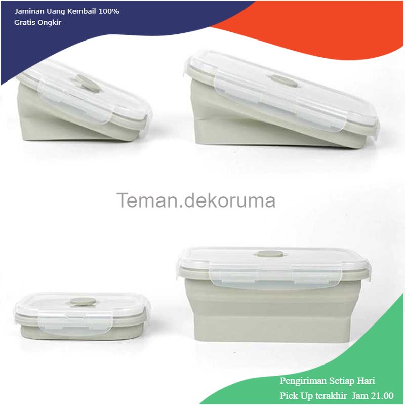 TD - PR ACEBON Kotak Makan Foldable Healthy Bento Lunch Box Eco Friendly 550ml - ACB55