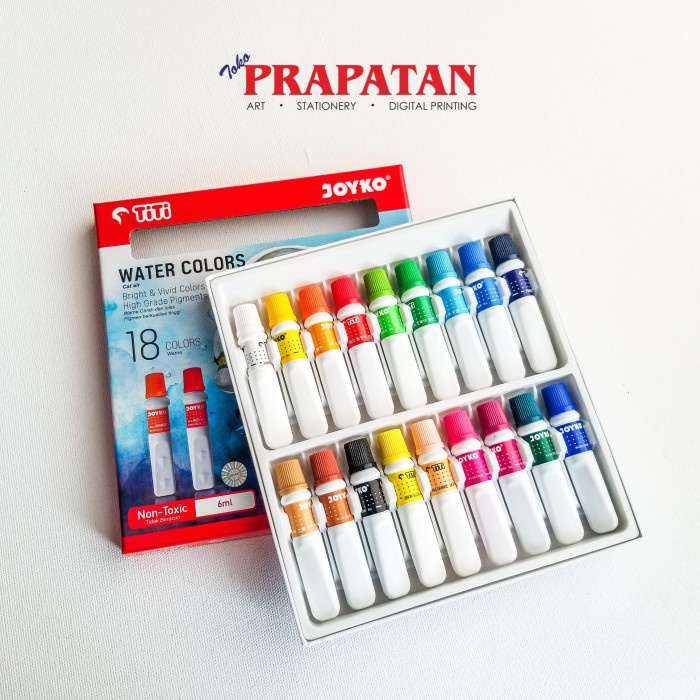 

Titi Watercolor / cat air Titi 18 warna NANDAA