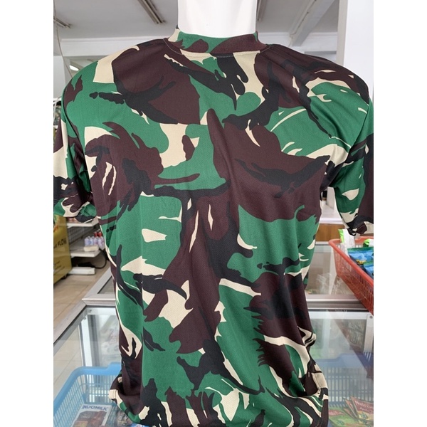 Kaos PDL TNI AD Loreng Malvinas Bahan Dryfit