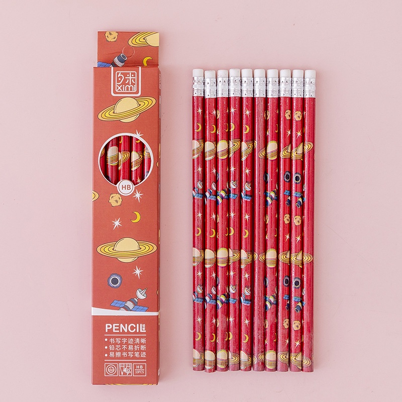 Pensil Set HB Isi 10 PCS / Alat Tulis Sekolah Anak A-17