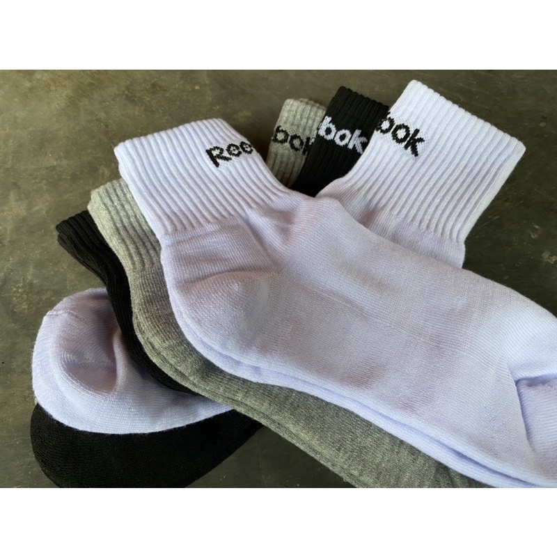 Kaos Kaki Reebok Sock Atas Mata Kaki Sport Tebal