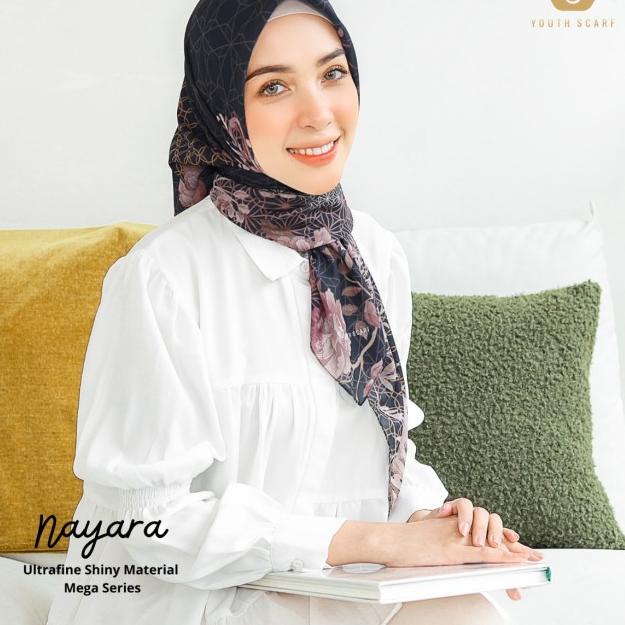 HIJAB VOAL MOTIF PRINTING - YOUTHSCARF SIGNATURE MEGA SERIES - NAYARA - nayara + er