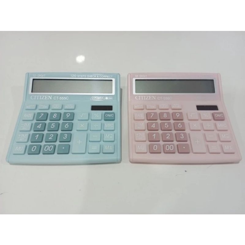 

Baru Kalkulator Check & Correct . Ct-555C / 12 Digit Calculator Desktop Ct 555 C