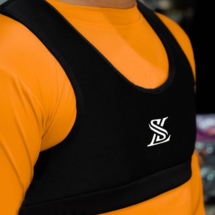 Terbaru Pelindung Dada Sepak Bola Olahraga Dumbbell Neoprene Pelindung Dada Luckysport Original