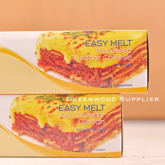 

T0P CHEESY EASY MELT CHEDDAR CHEESE - 500G (FAVORIT) NICE