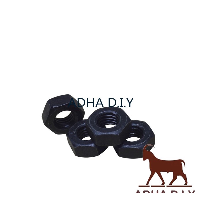 MUR BAUT M10 BAJA HITAM | MUR HEX BAUT BAJA HITAM 8.8 BAUT KUNCI 17 MM