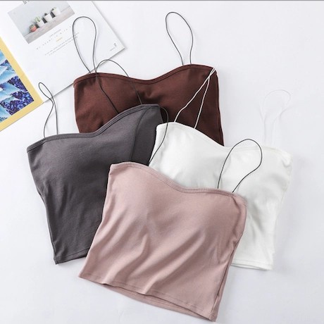 TankTop Bra Basic Wanita Pendek