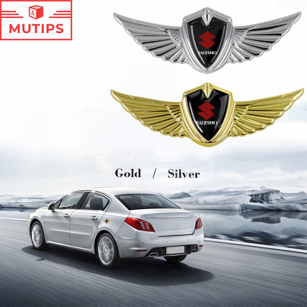 Stiker Emblem Logo Suzuki 3D Bahan Metal Untuk Mobil XL7 SX4 Jimny Vitara Katana ERTIGA Splash Swift