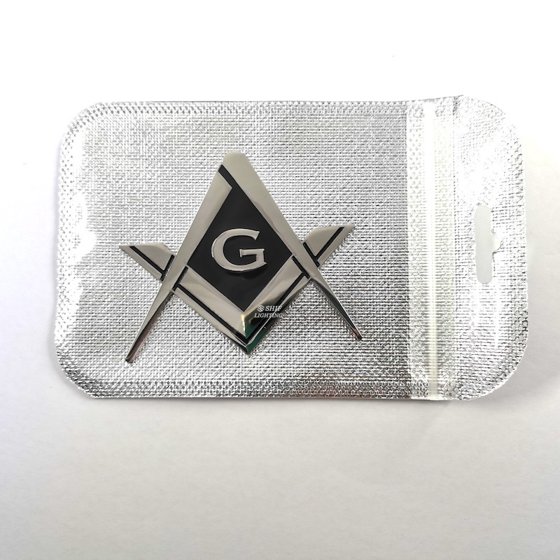 1pc Stiker Emblem TFOE Free Masons Untuk Dekorasi Mobil