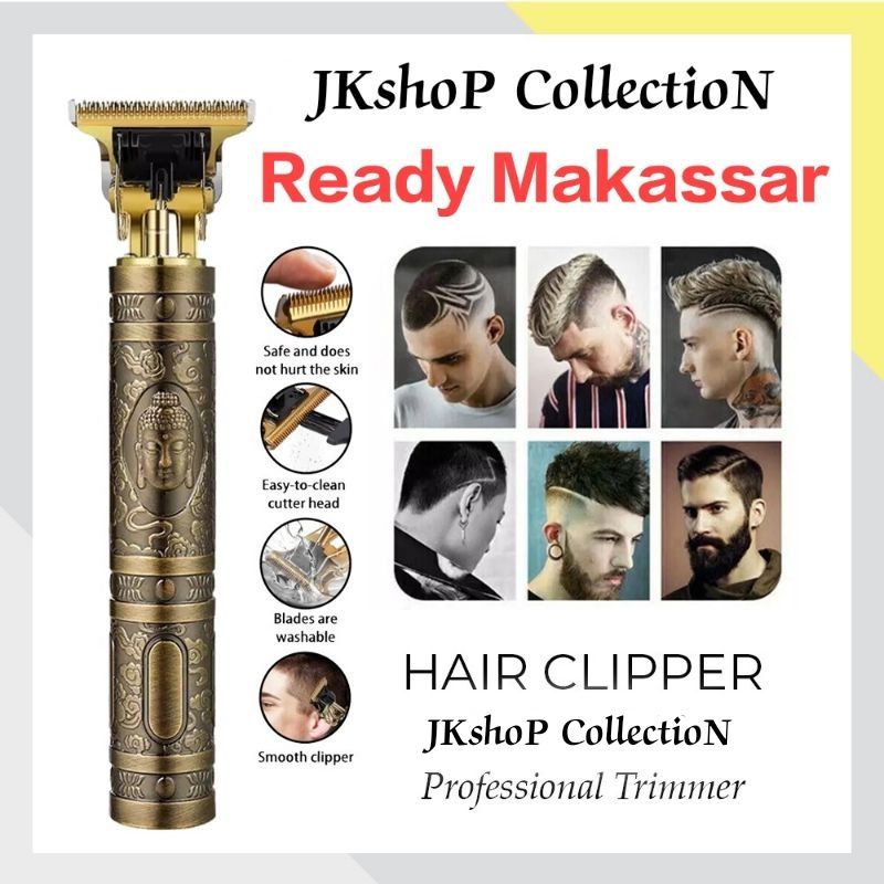 ALAT CUKUR RAMBUT jenggot kumis Rechargeable Hair Clipper Profesional