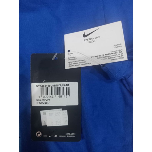 Kaos NIKE AMPLIFY BLUE