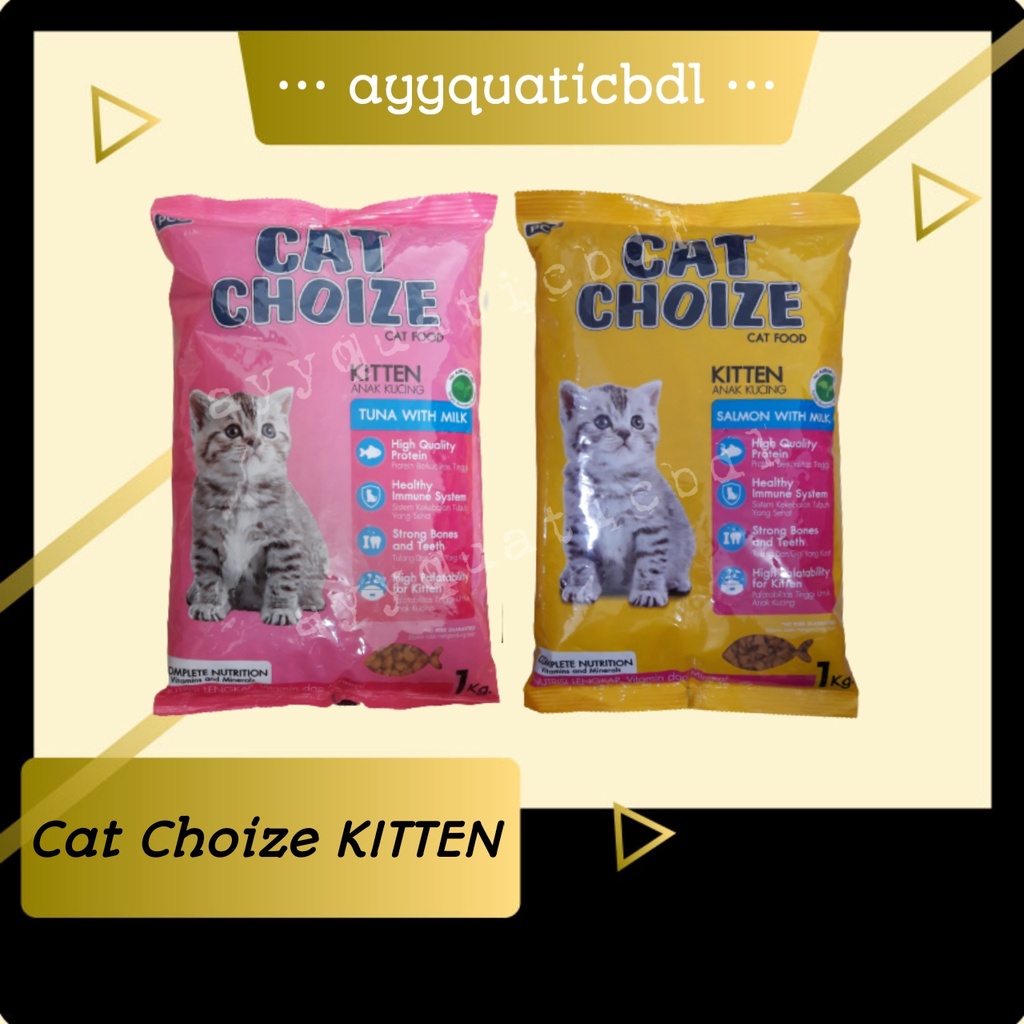 1Kg | CAT CHOIZE KITTEN | Makanan Anak Kucing