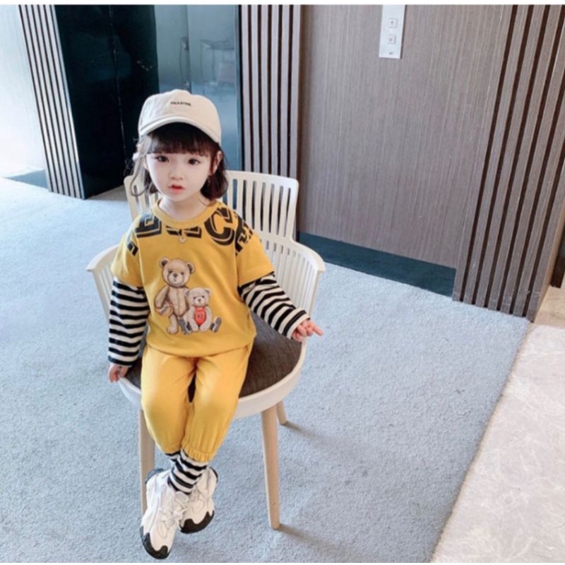 setelan anak laki-laki da perempuan terlaris 1-5 tahun