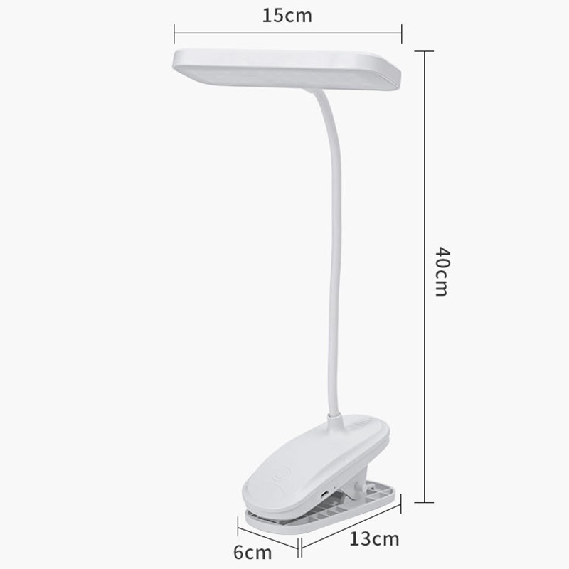 1pc Lampu Meja LED Portable Tenaga USB Dengan 3 Mode Keredupan Bisa Disetel 360 °