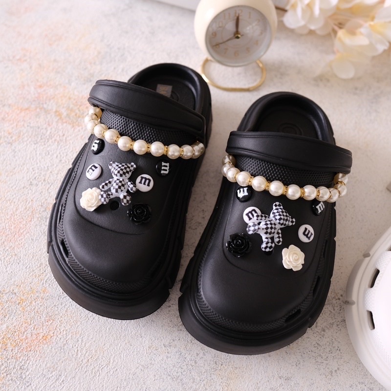 Sandal baim dewasa import rantai mutiara