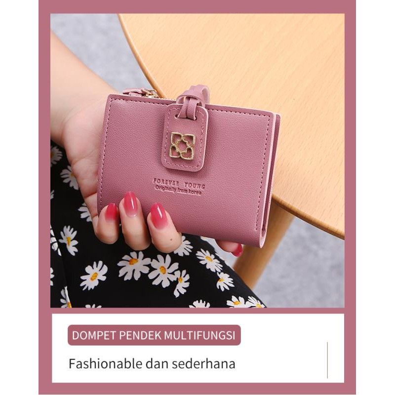 Medan Termurah KD18 Dompet wanita import Dompet zipper women beautiful