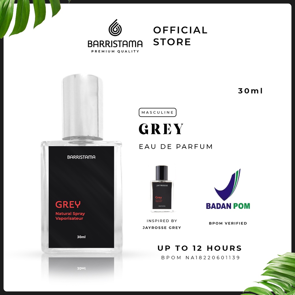 Parfum Grey, Rouge, Savage, Noah  30ml Parfum Pemikat Wanita BPOM - Parfum Pria Terlaris Eau De Parfum EDP inspired by JAYROSSE