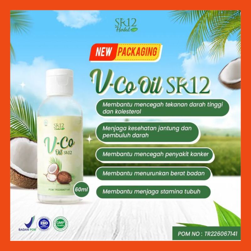 Minyak Kelapa Murni VCO SR12 Original Untuk Rambut dan Masak VICO Oil