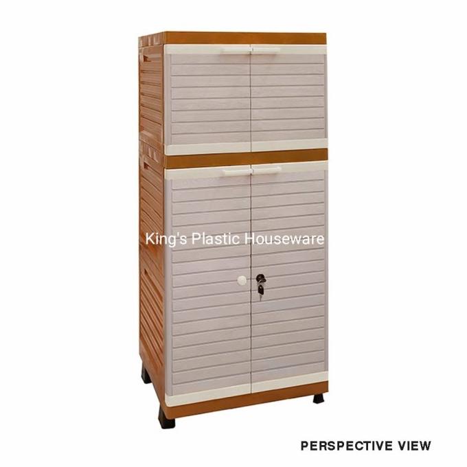 

Lemari Plastik Club Grand Mini 3 Susun Kunci stock ready