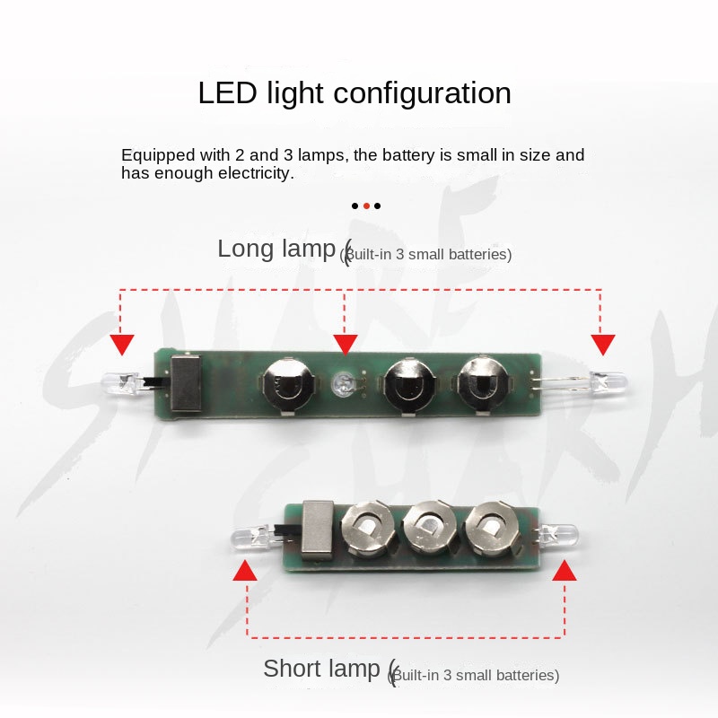 Lampu LED Luminous 12cm / 17cm Bawah Air Untuk Memancing Malam Hari