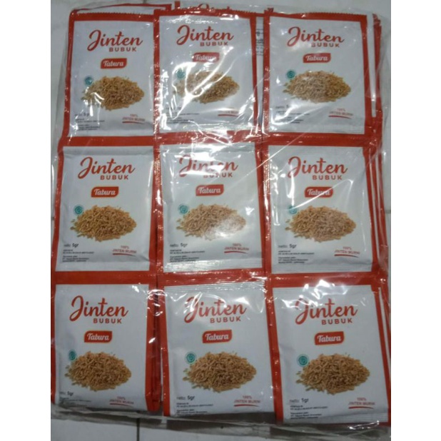 

Jinten bubuk tabura promo, 1 renteng isi 12 saset