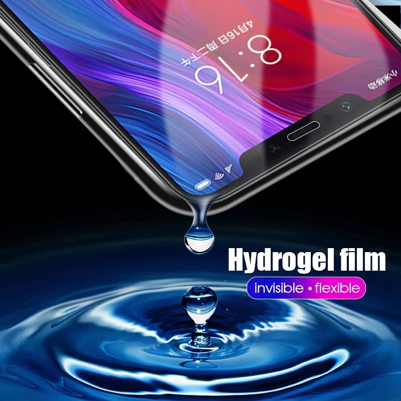 1pc Film Hydrogel Pelindung Layar Depan Full Cover HD Anti Gores Untuk Xiaomi Mi 12T / 12T Pro