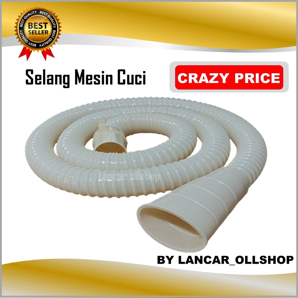 Selang Slang Pembuangan Air Mesin Cuci / Selang Pembungan Air Mesin Cuci Selang Elastis Flexible Mesin Cuci Termurah