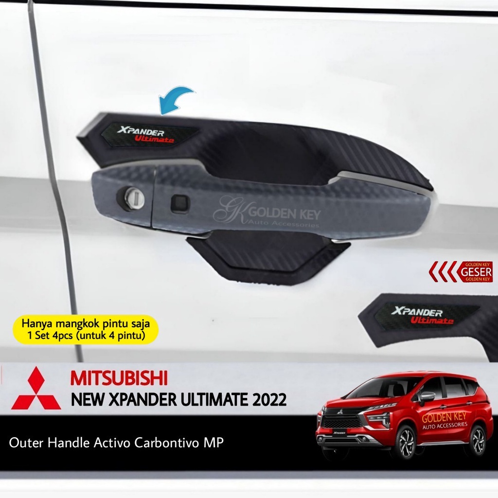 JSL Outer Handle New Xpander Ultimate 2022 Mangkok Pintu Activo Carbontivo MP
