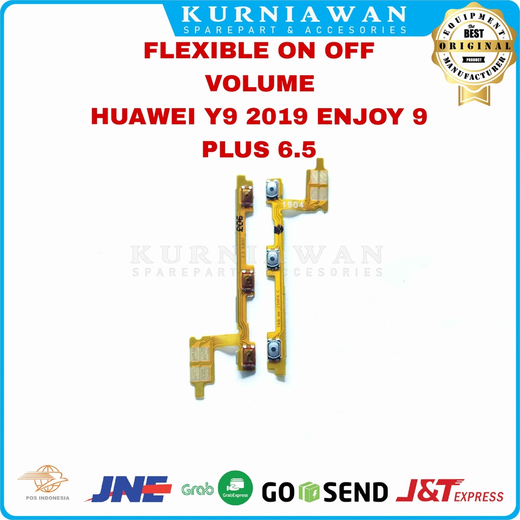 Flexible On Off Huawei Y9 2019 Enjoy 9 Plus 6.5 Volume Fleksibel Power