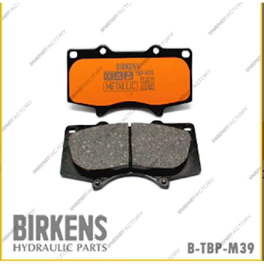 BIRKENS BRAKE PAD - KAMPAS REM DEPAN FORTUNER VRZ / SRZ / HILUX REVO DOUBLE CABIN