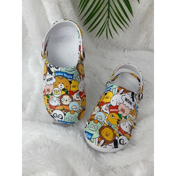 Sandal Baim kodok Anak Motif Fantasy