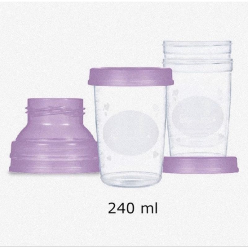 Baby Safe Breastfeeding Container 240 ml Isi 3 Pcs FC04B - Wadah ASI &amp; MPASI