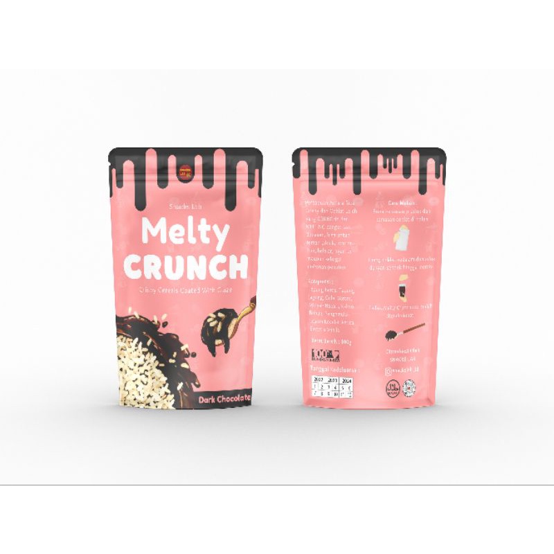 

Snack Melty Crunch Dark Chocolate