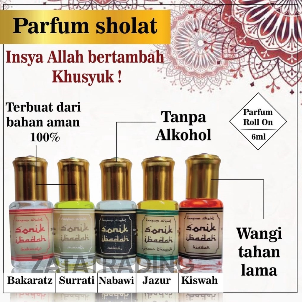 Parfum Sholat - Minyak Wangi Non Alkohol 100%