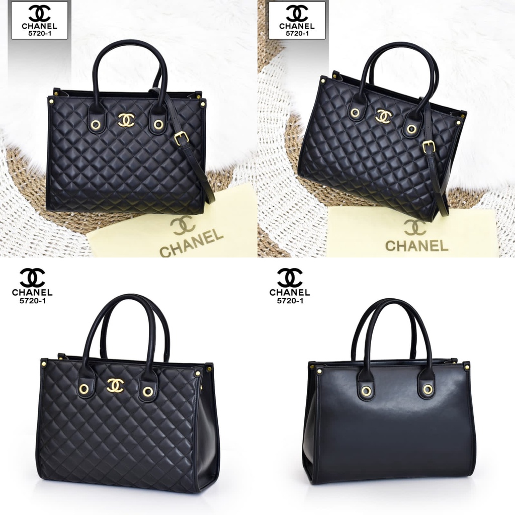 TAS WANITA BATAM IMPORT CHANEL TOTE BAG 5720-1 KWALITAS SEMI PREMIUM