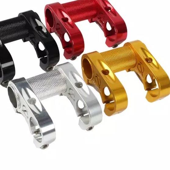 Litepro Stem Handlebar Sepeda Double Stem Adjustable adapter stang - Merah