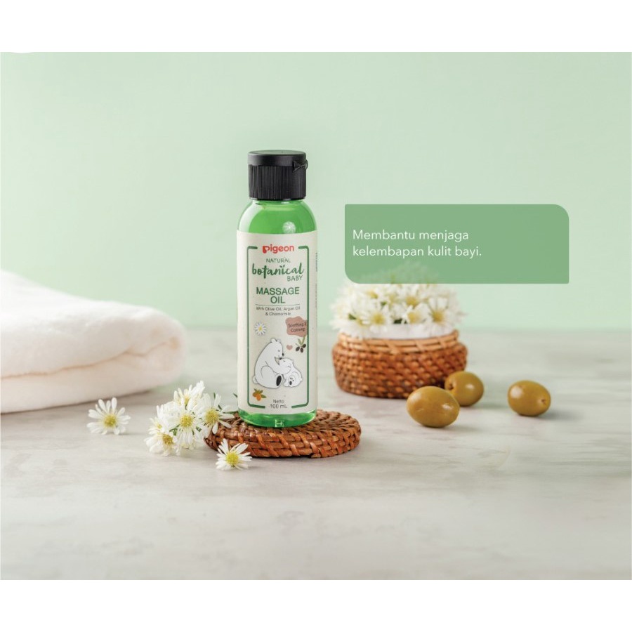 PIGEON Botanical Baby Massage Oil 100Ml