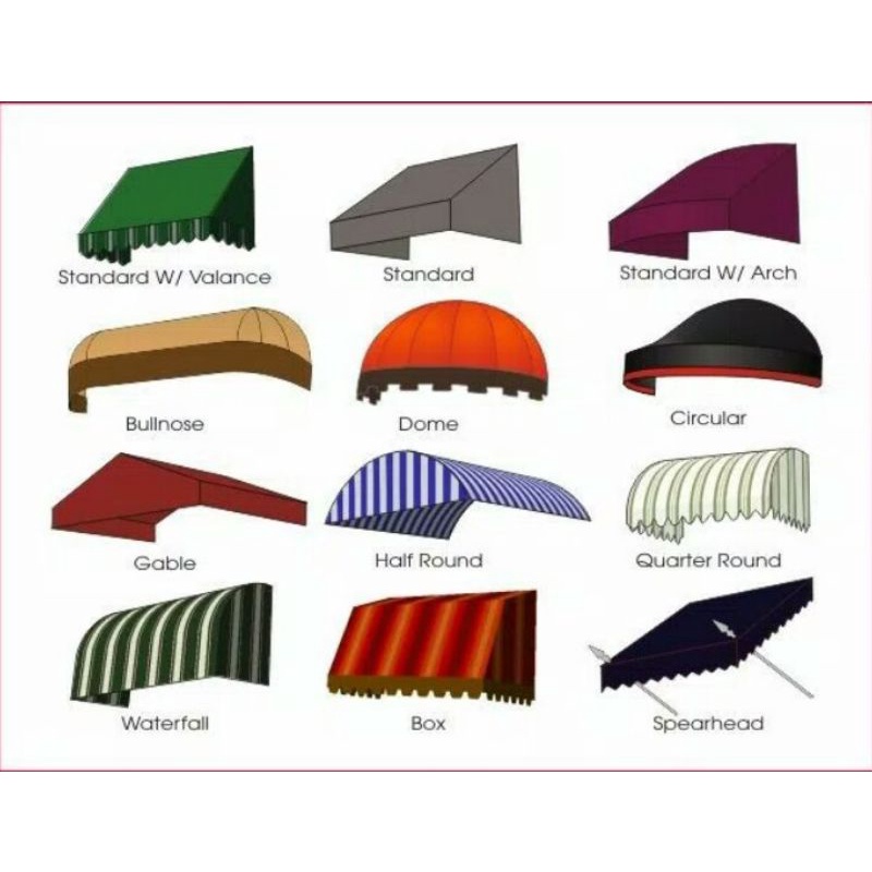 kanopi awning / kanopi kain minimalis