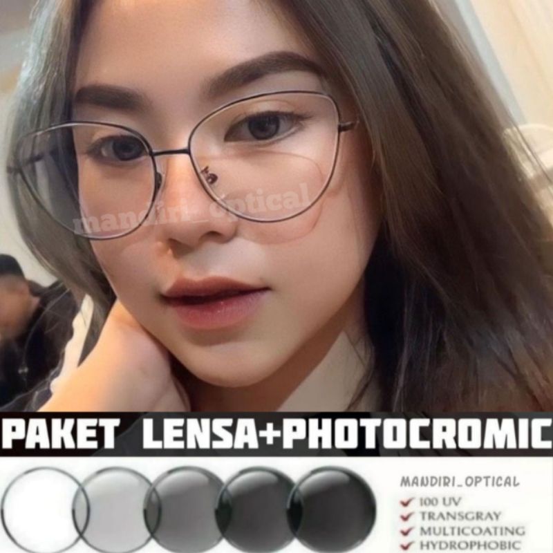 (BISA COD) Frame kacamata fashion | kacamata minus | kacamata photocromic anti radiasi | kacamata cat eye | kacamata wanita | kacamata anti radiasi| kacamata photocromic | lensa minus | lensa photocromic | kacamata hitam | kacamata hitam wanita