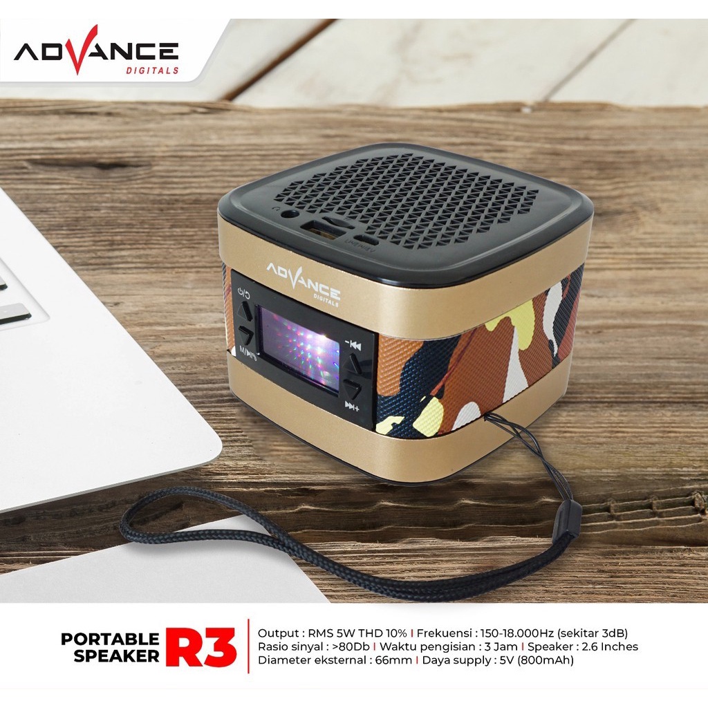 Speaker Advance Portable Blutot R3