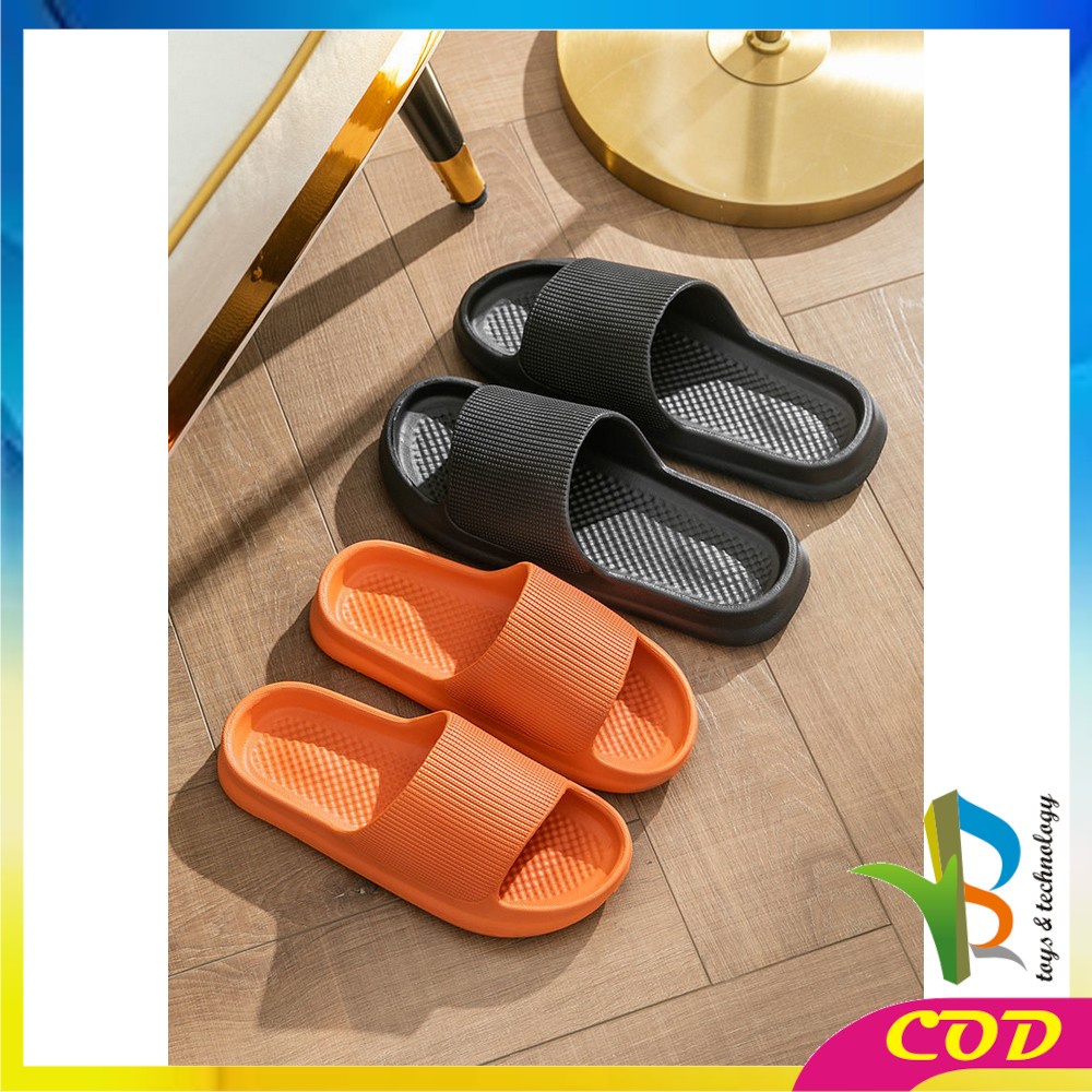 RB-S52 Sandal Slop Rumah Hotel Bahan Eva Sendal Karet Kamar Mandi Empuk Anti Slip Sandals Wanita Pria Couple