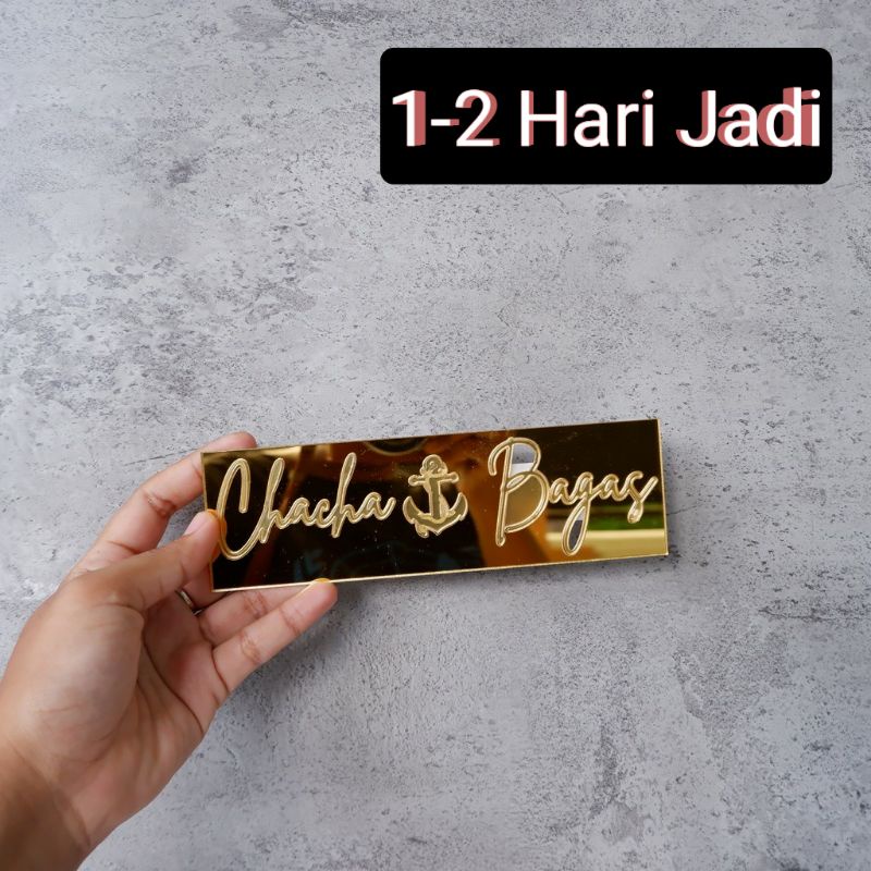 Tulisan Mahar Custom Akrilik | Dekorasi Mahar | Dekorasi Seserahan