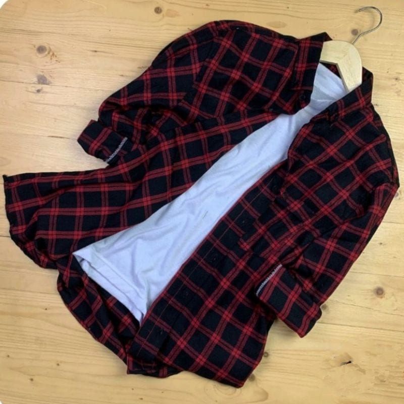 FLANNEL IMPORT UNISEX LENGAN PANJANG