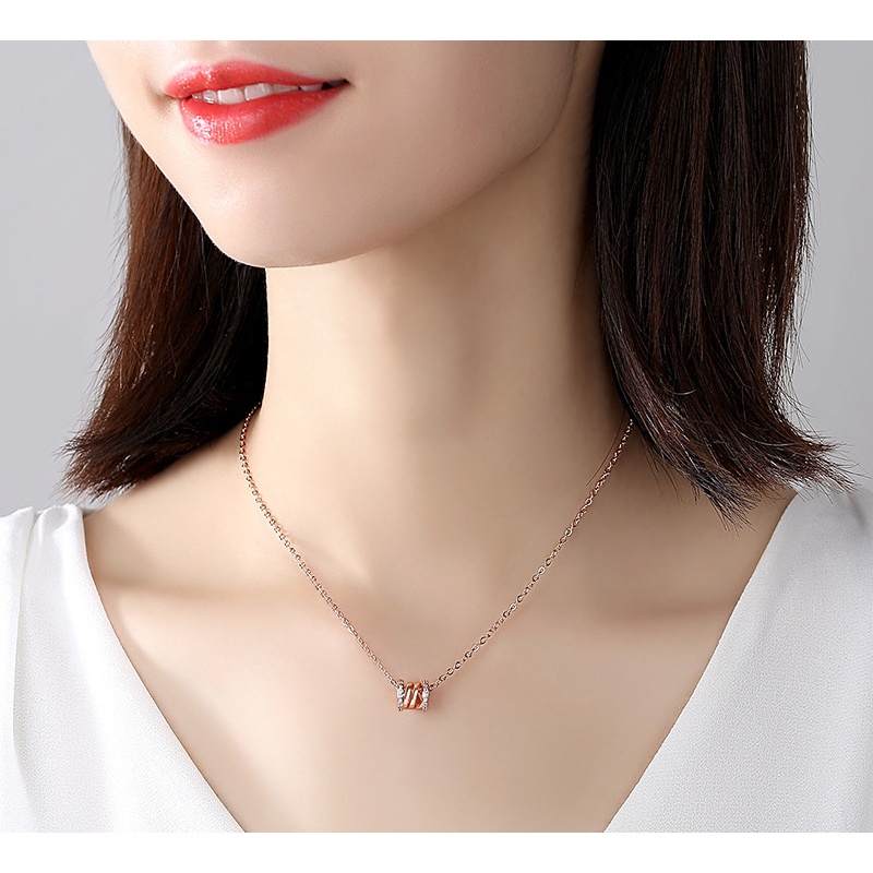 Kalung wanita titanium-Small waist Fashion necklace new 2023 tiktok hot  Arctic Deer