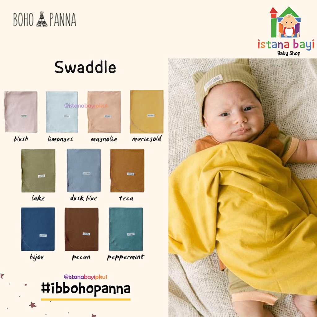 BOHOPANNA - SWADDLE - Bedong Bayi 1 Pcs