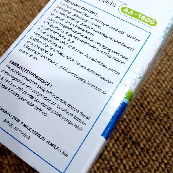 AMARA AA-1600 AQUARIUM POWER HEADS FILTER